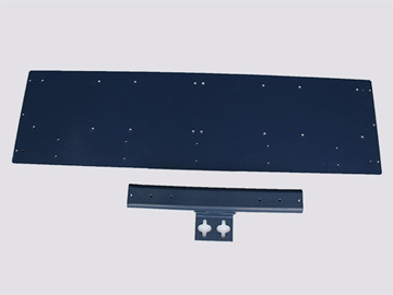 Square tube/aluminum plate